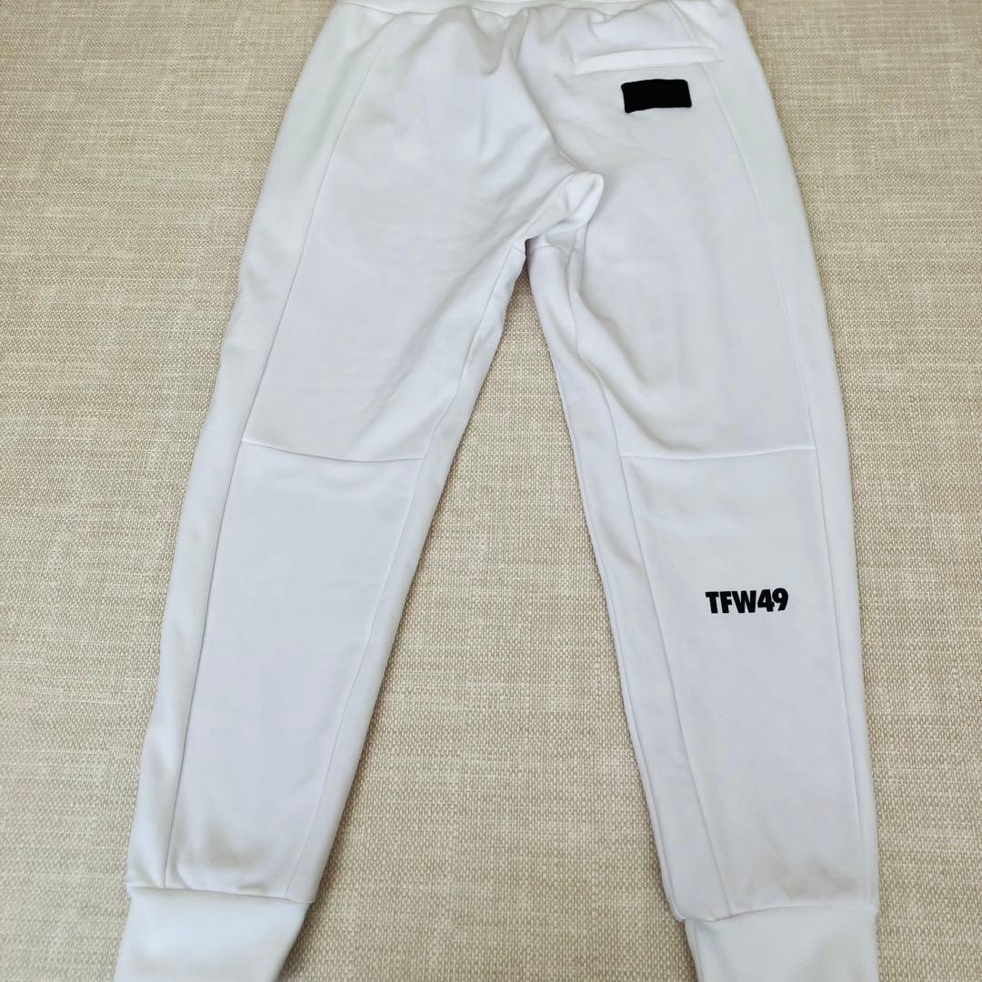 美品】TFW49 SWEAT PANTS ジョガーパンツ ゴルフ ロゴ L オ
