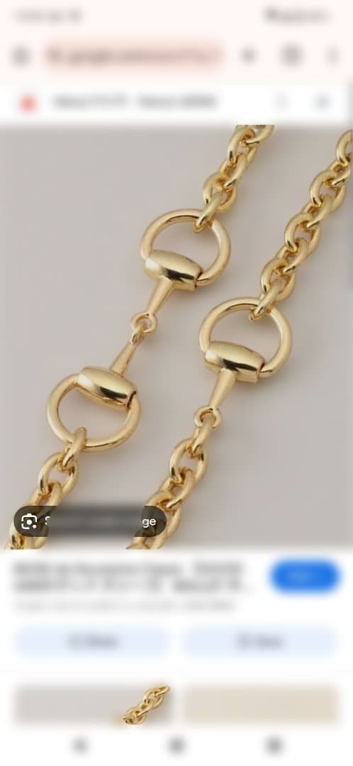 新品!!ミューズドゥーズィエムクラスゴールド チェーンキーホルダー