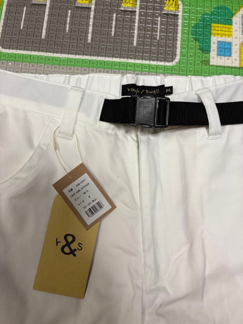 ROUGH & SWELL ゴルフパンツ Mホワイト