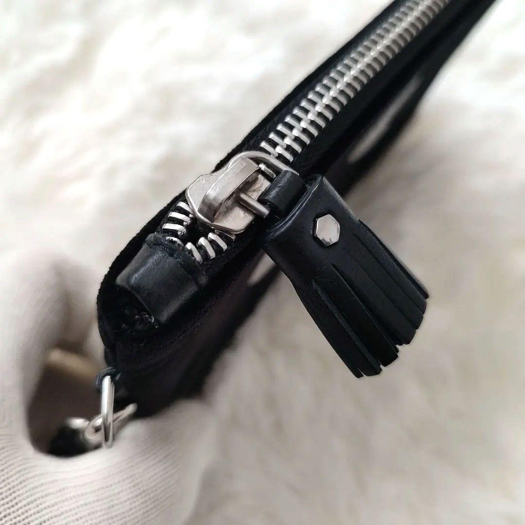 【アニヤハインドマーチ】グリッター アイズ ベルベット ポーチ　クラッチ バッグ