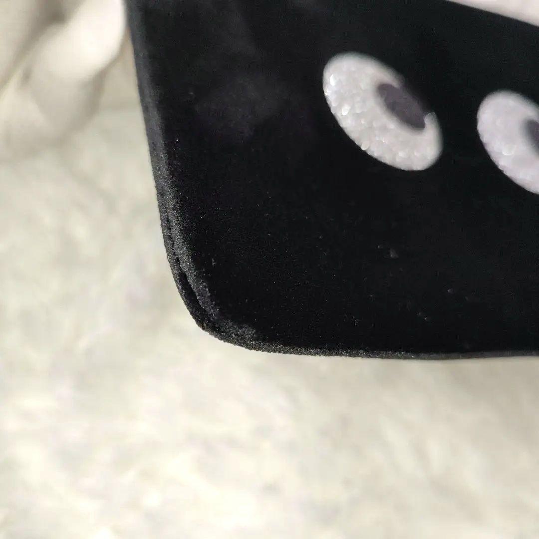 【アニヤハインドマーチ】グリッター アイズ ベルベット ポーチ　クラッチ バッグ