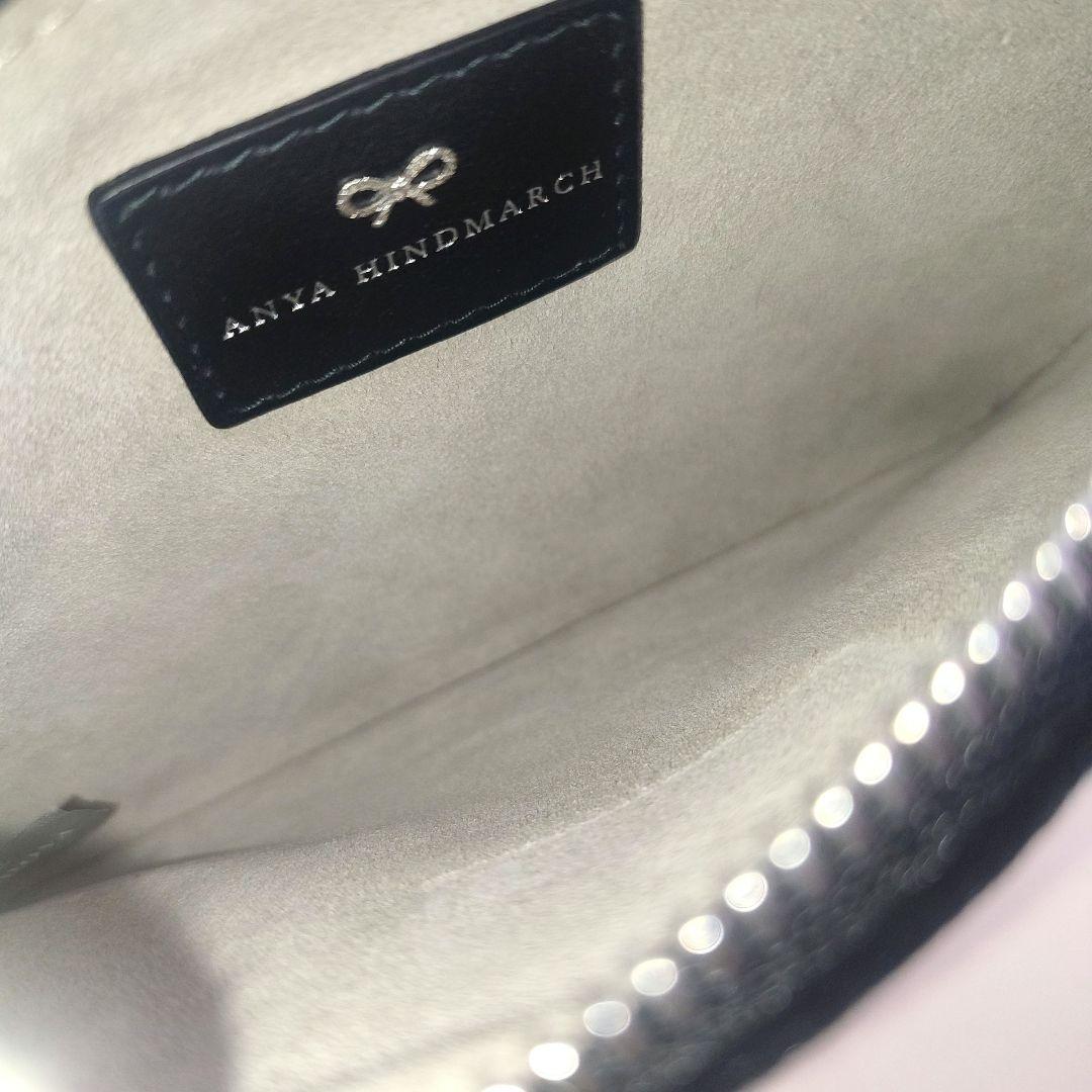 【アニヤハインドマーチ】グリッター アイズ ベルベット ポーチ　クラッチ バッグ