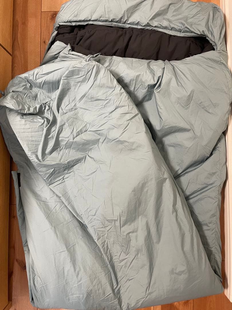 X Shelter 断熱ムービングシュラフ XW302 ブルーグレー