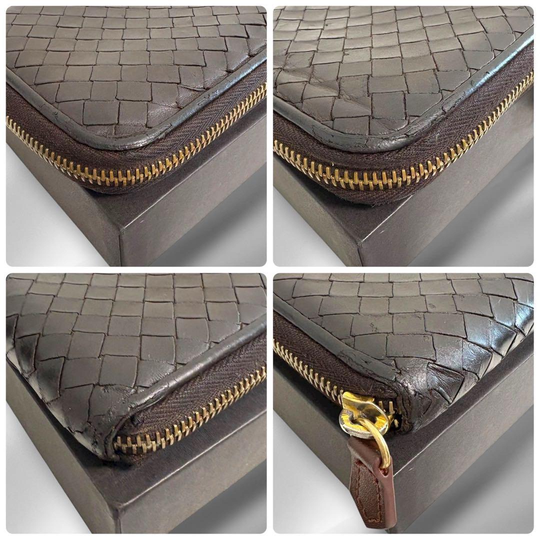 極美品✨ ボッテガヴェネタ イントレチャート 長財布 ラウンド