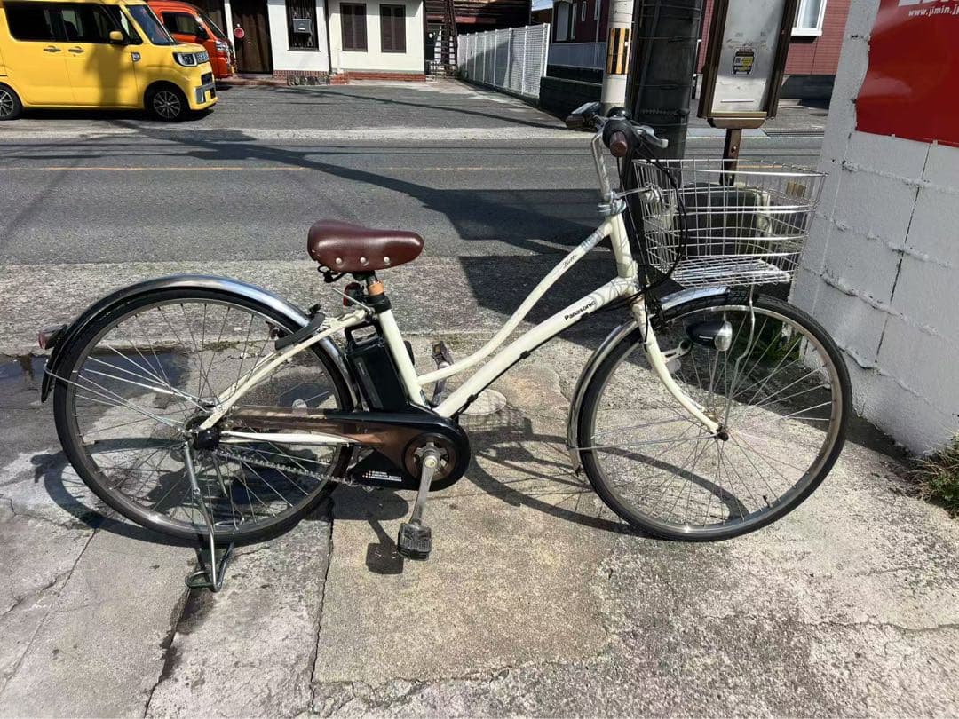 227 パナソニック 電動アシスト自転車 26インチ　6.6AH 充電器付き