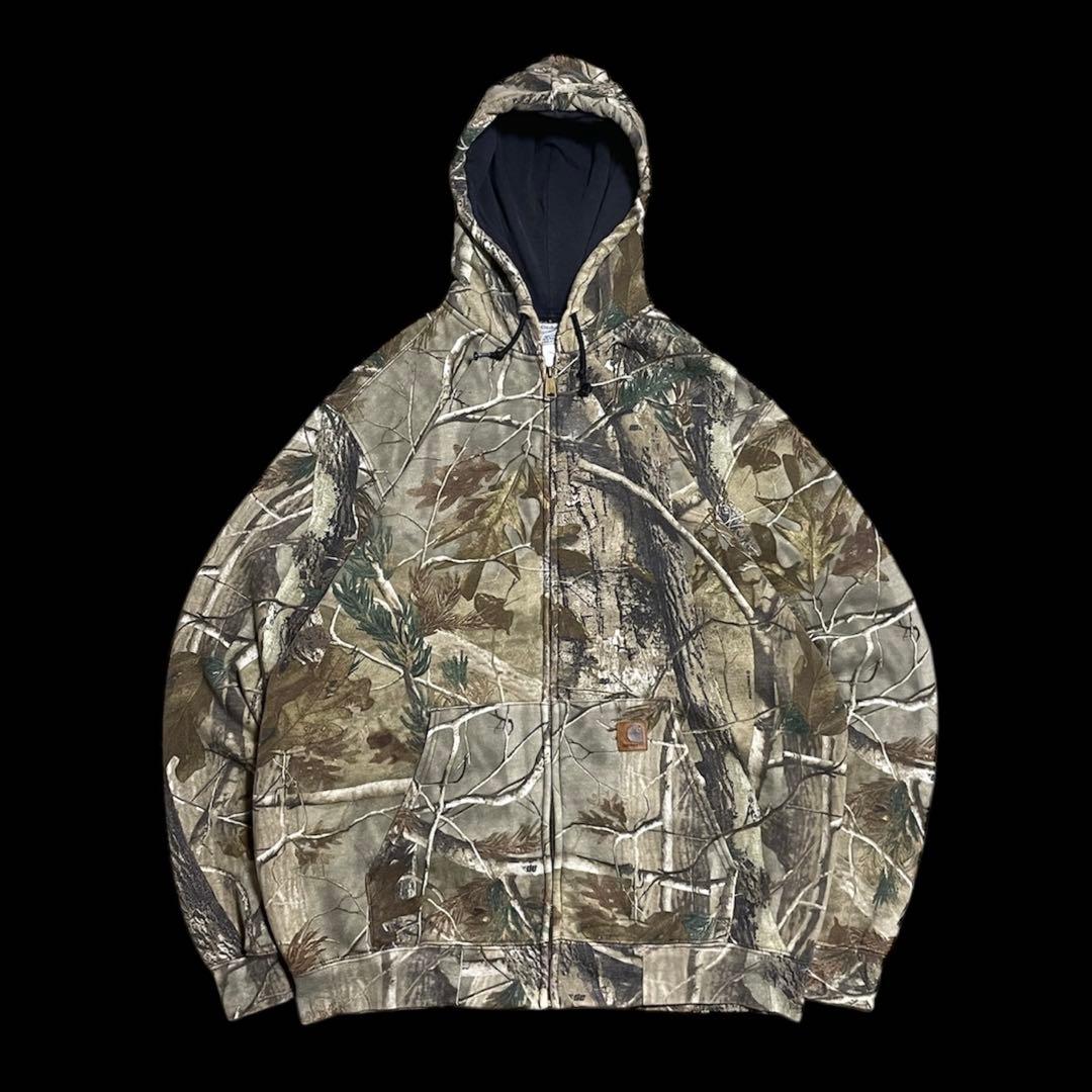 カーハート リアルツリー ジップパーカー XL メキシコ製 AKIMBO - メルカリ