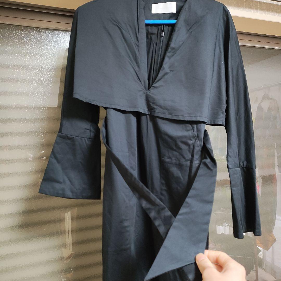 mame トレンチコート風ワンピース