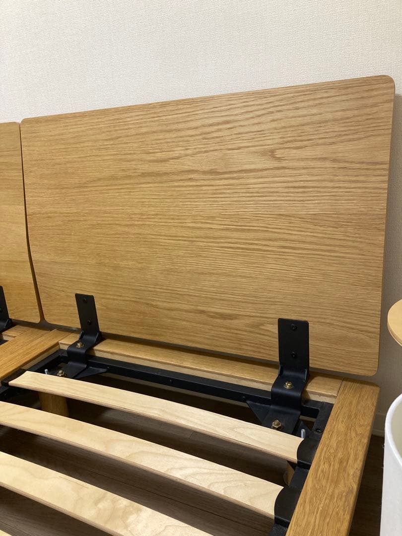【ゆうき】無印良品　木製すのこベッドフレームセット