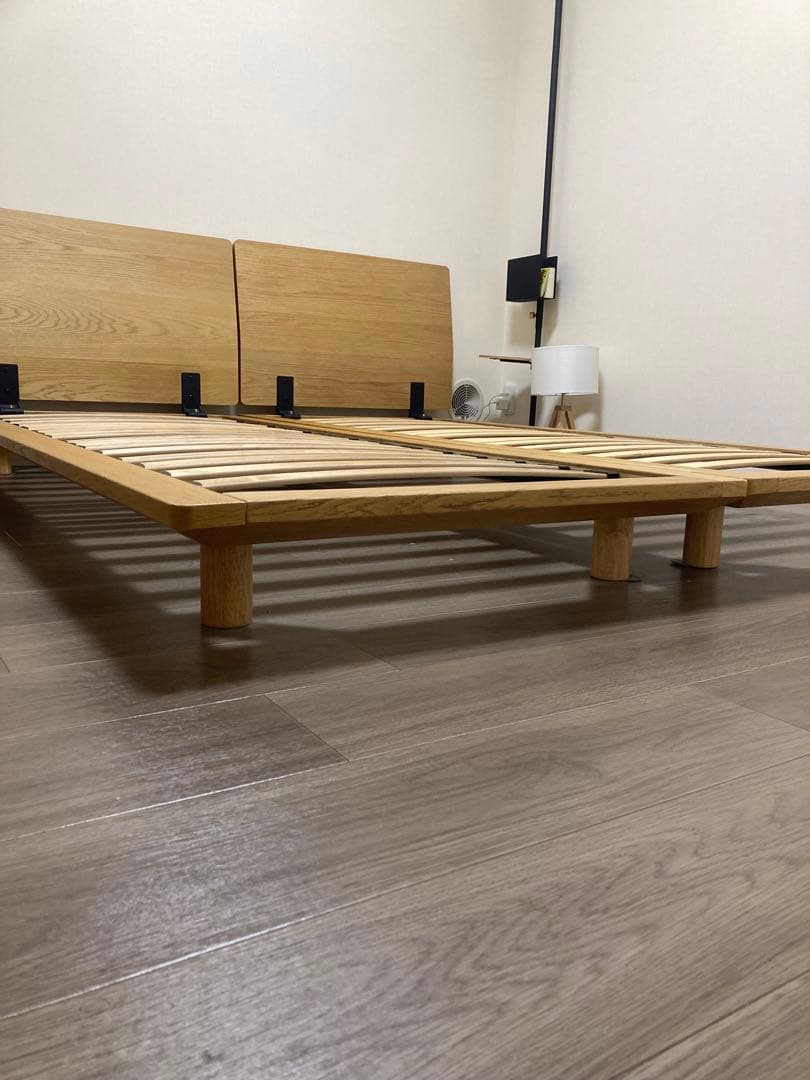 【ゆうき】無印良品　木製すのこベッドフレームセット