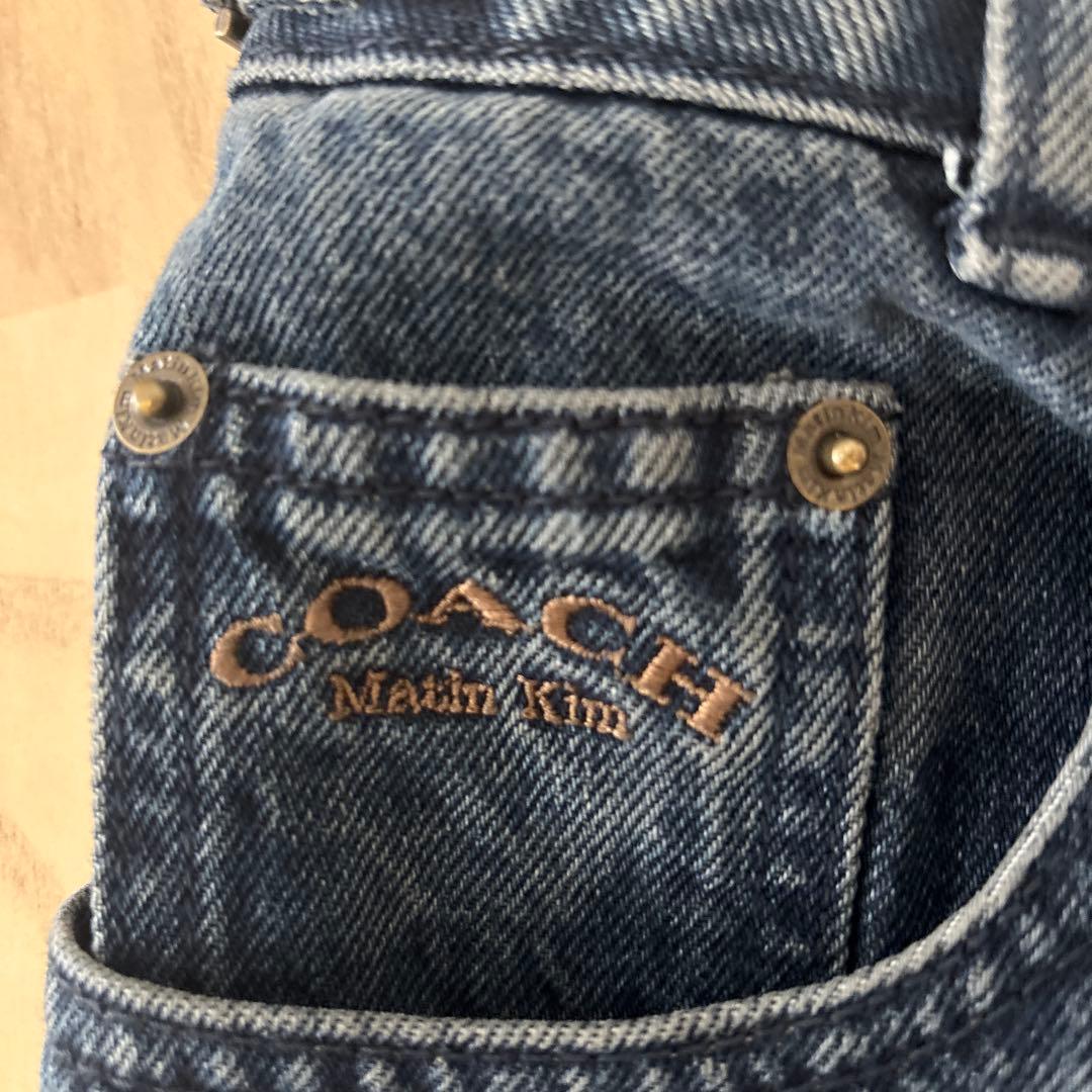 ヒ*バ様 COACH Matin Kim ワイドレッグデニムパンツ