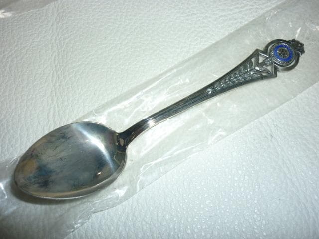 未使用 1960年代◇ロータリークラブ 銀製 スプーン 3本セット重さ50.6
