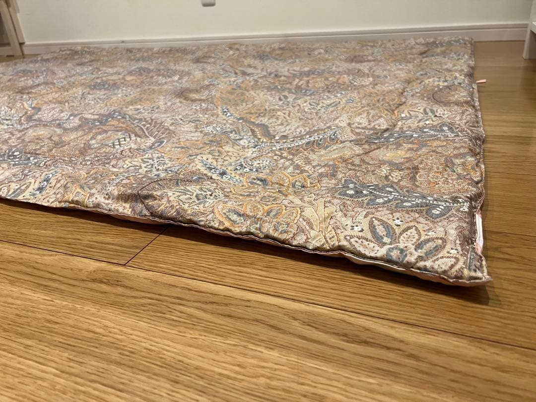 京都西川 ローズシルク 真綿布団 シングル 超長綿100% 500g