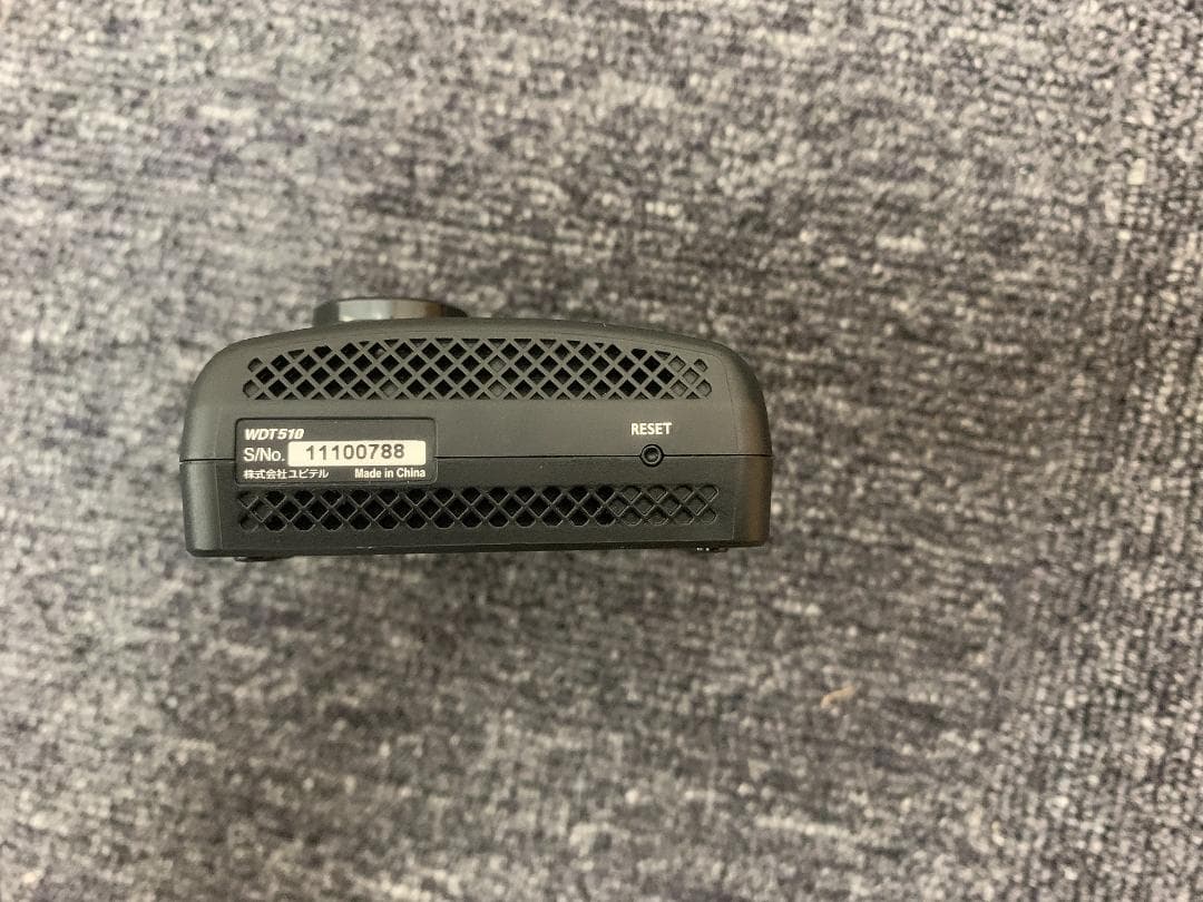ユピテル　ドライブレコーダー　WDT510　中古　前後