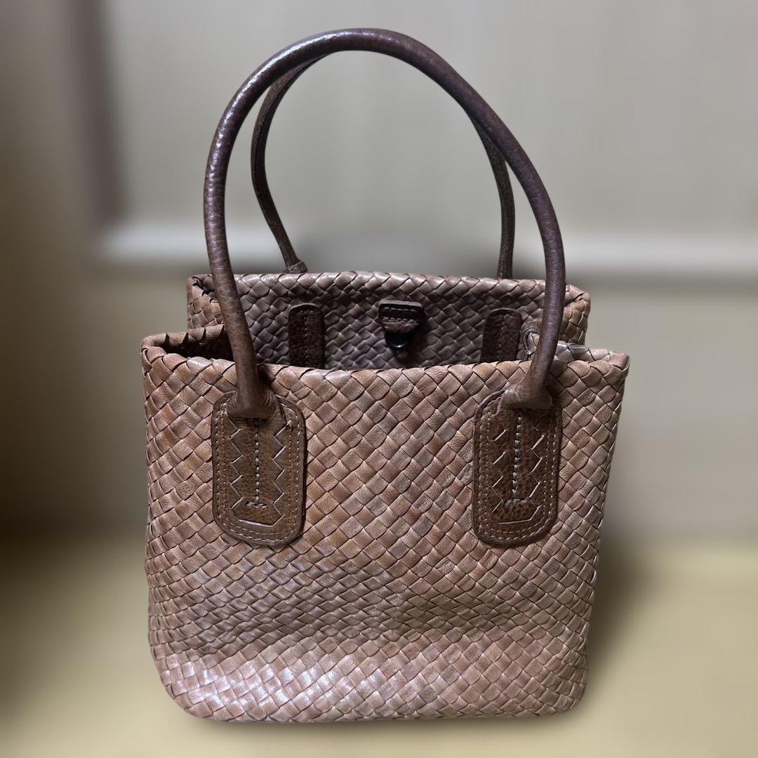 難あり ゲンテン ラストリコ(山羊革 メッシュ)トートバッグ - メルカリ