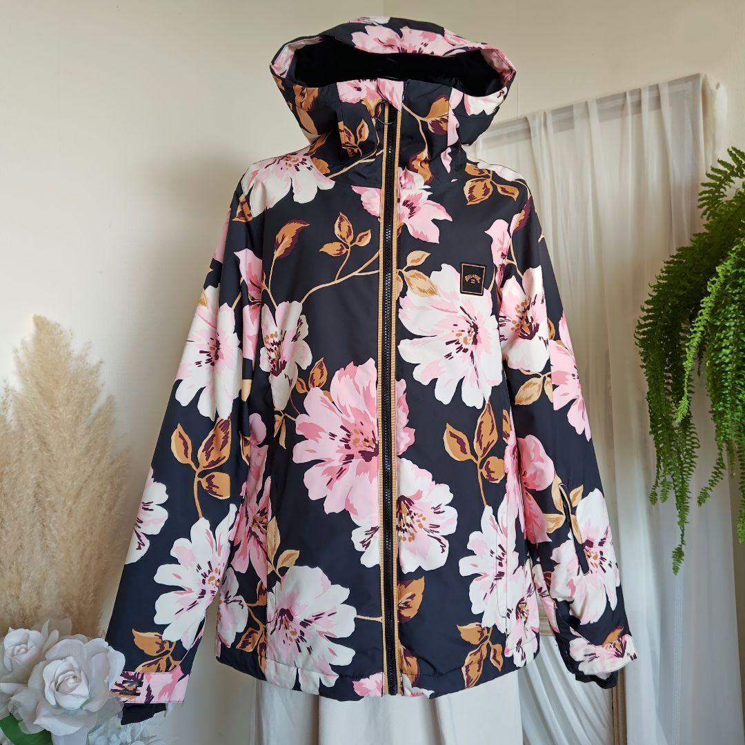 美品 ビラボン スーラジャケット スノボ スキー 花柄 L 定価2.75万