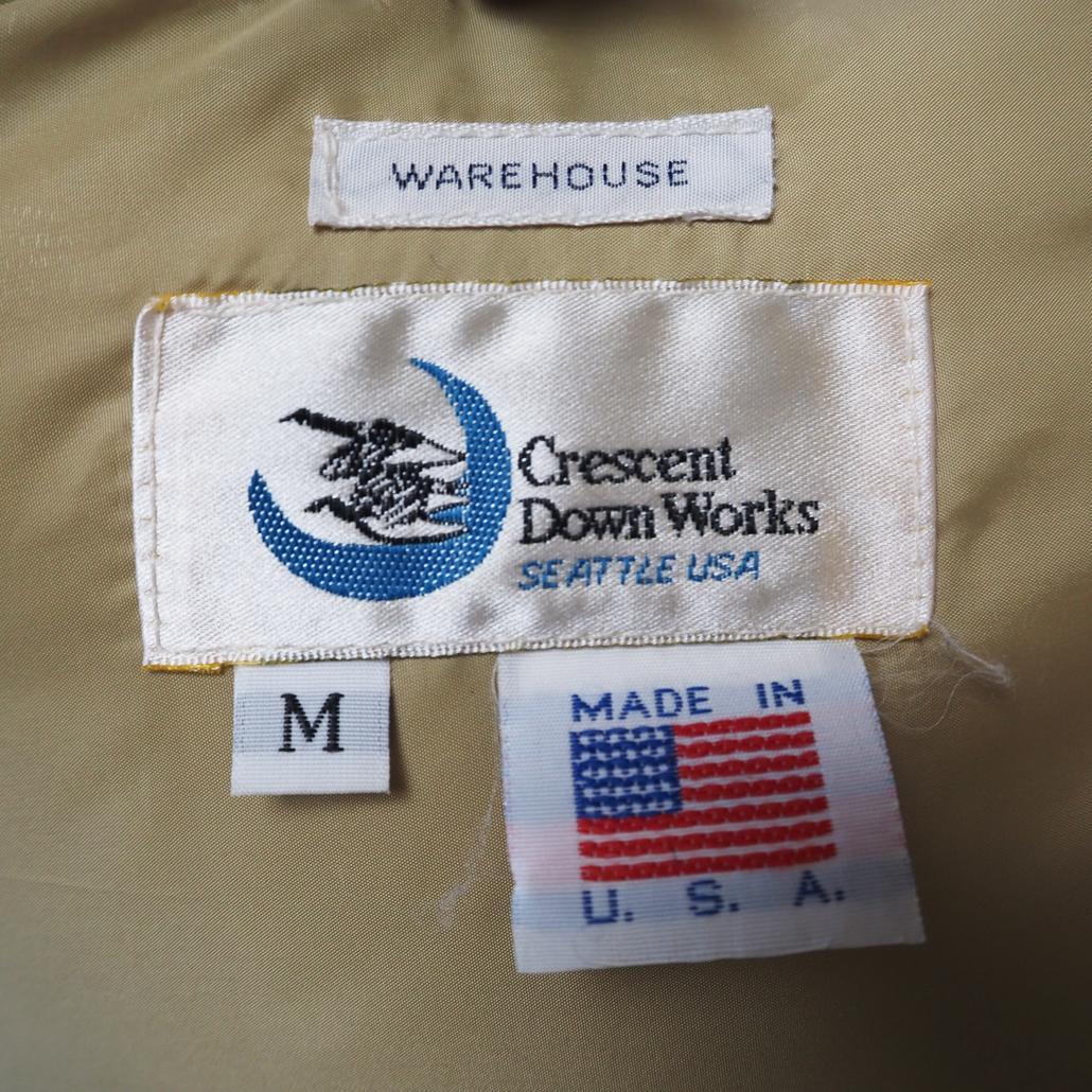 WAREHOUSE別注クレセントダウンワークス ダウンパーカー 60/40クロス