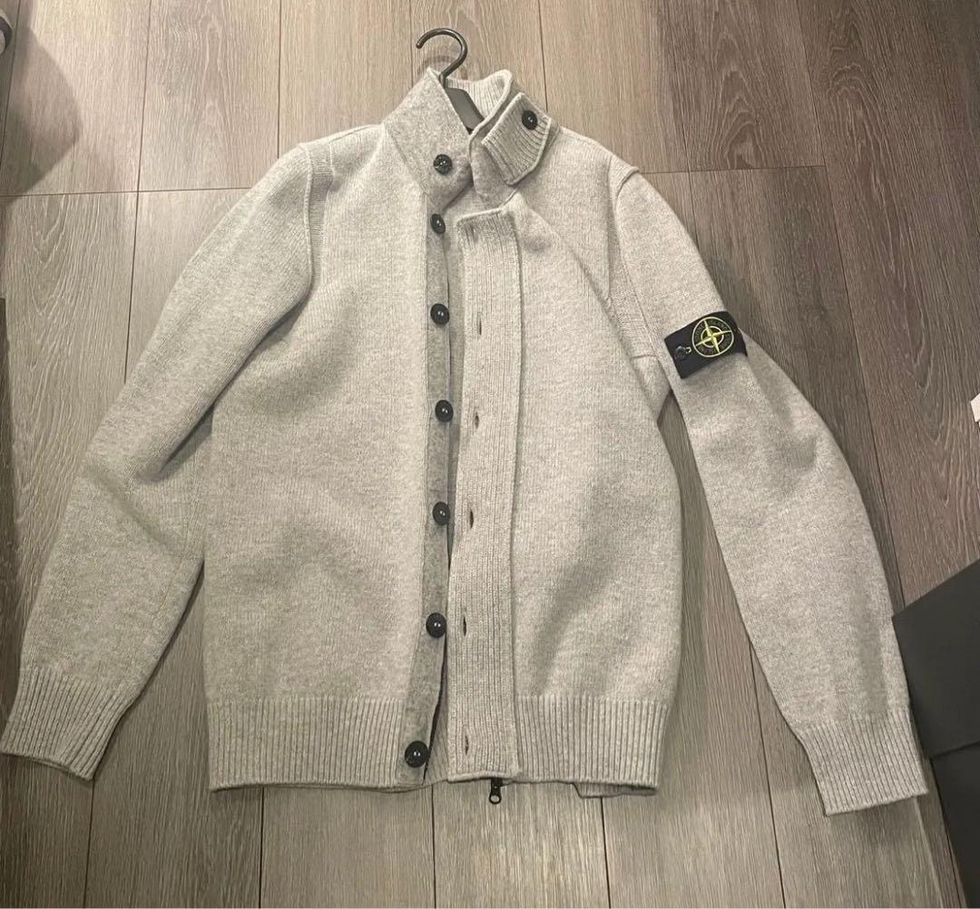 STONE ISLAND グレー ニットセーター L - メルカリ