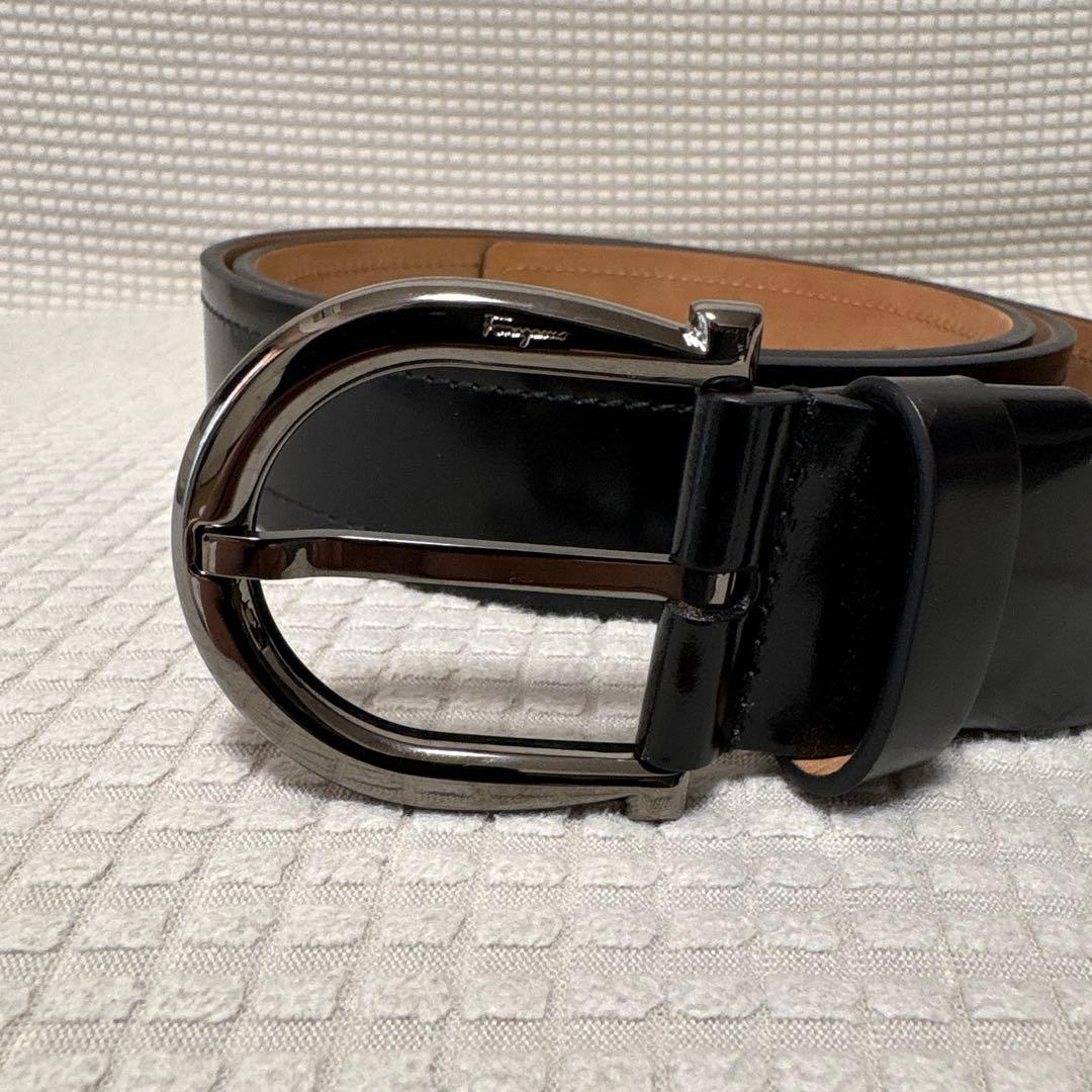 フェラガモ　レザーベルト　ガンチーニ　未使用品