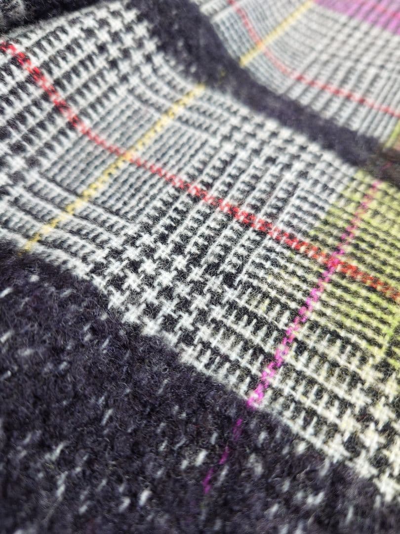 ファリエロ サルティ　Faliero Sarti　ストール　ボーダーチェック