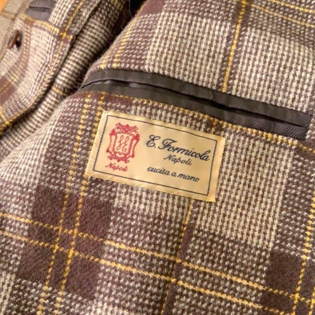 Errico Formicolaエリッコフォルミコラ ジャケット46ブラウン