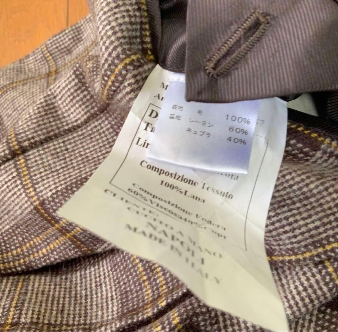 Errico Formicolaエリッコフォルミコラ ジャケット46ブラウン