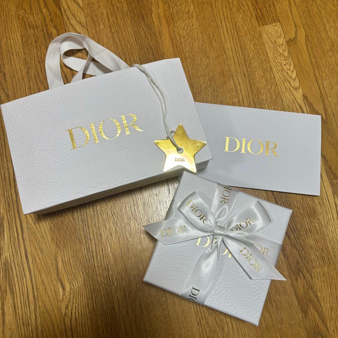 新品未使用】 DIOR ウォレット 三つ折り財布 シャツブルー 限定品