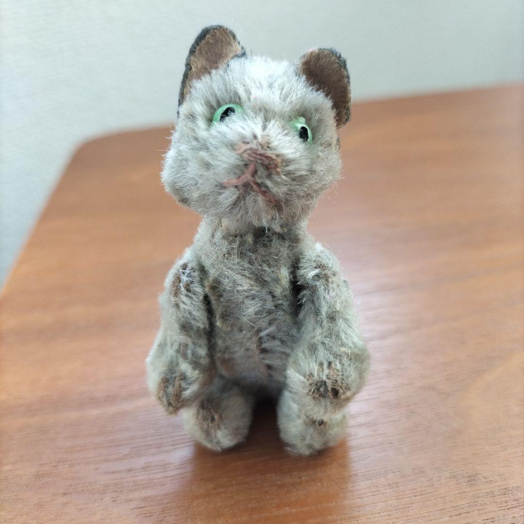 ドイツ　ビンテージ　schuco ノアズアーク　灰色猫 キャット