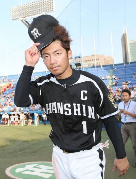 阪神タイガース #1 鳥谷敬内野手 ユニホームシャツ - メルカリ