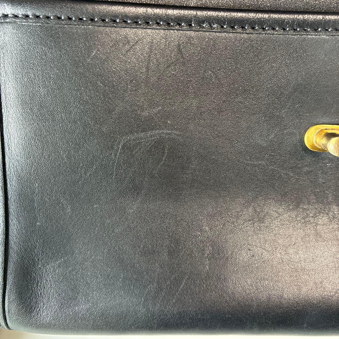 2/1まで出品　コーチ　ビンテージ　2wayバック レザー　ブラック