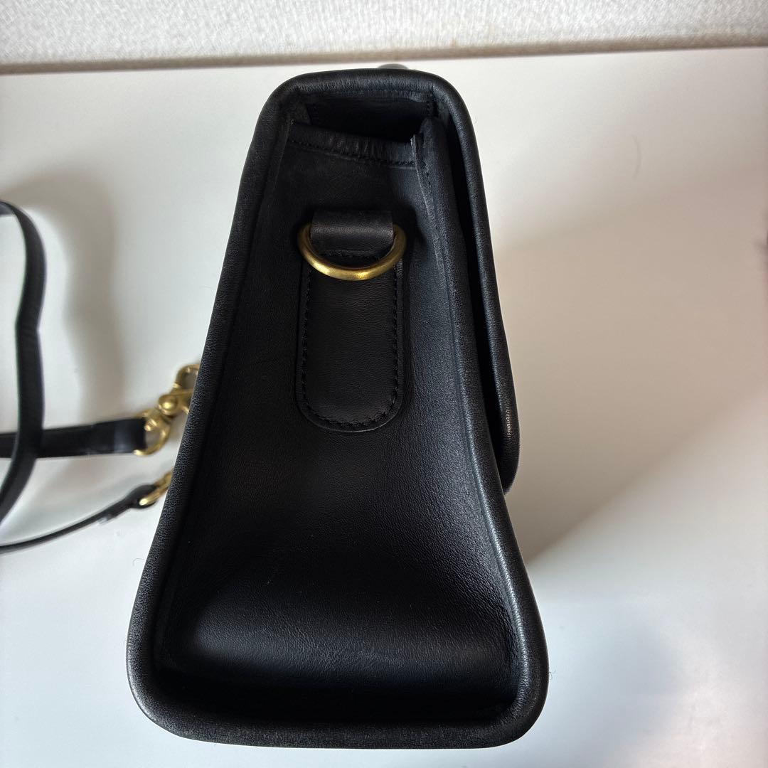 2/1まで出品　コーチ　ビンテージ　2wayバック レザー　ブラック