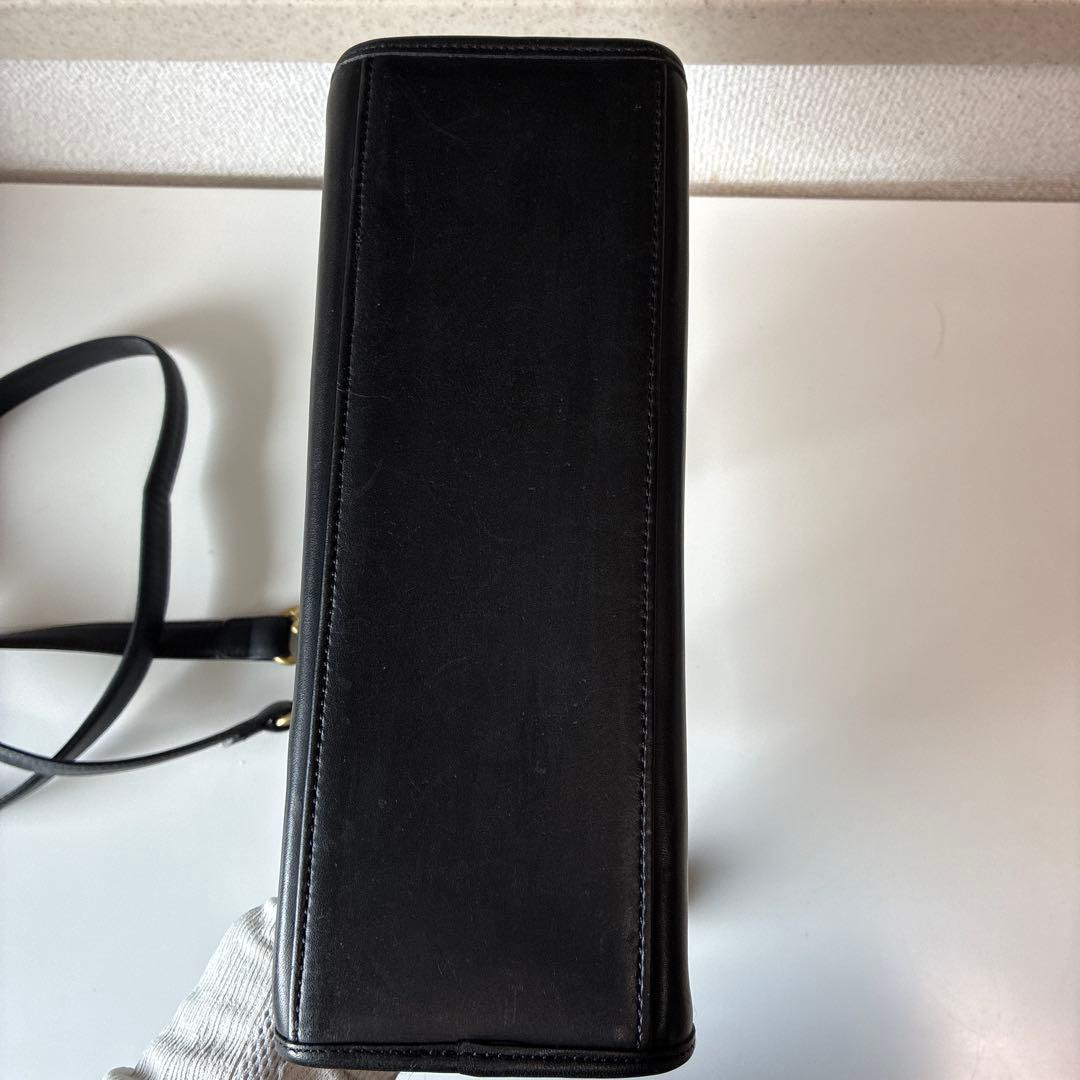 2/1まで出品　コーチ　ビンテージ　2wayバック レザー　ブラック