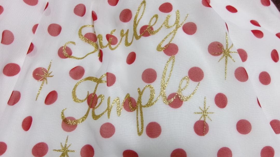 り*ん様 阪急限定シフォンドットドレス・100・新品タグ付き・・シャーリーテンプ