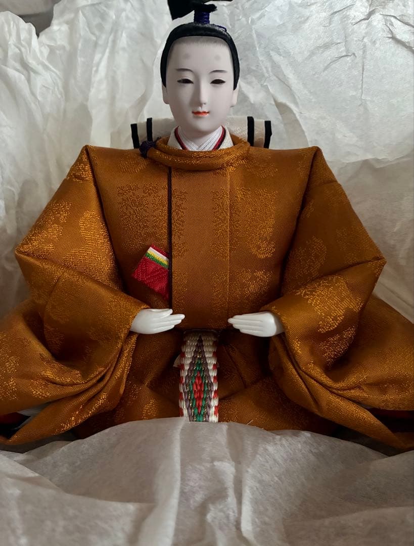 Hirofumi.i久月　雛人形セット 赤と金の衣装