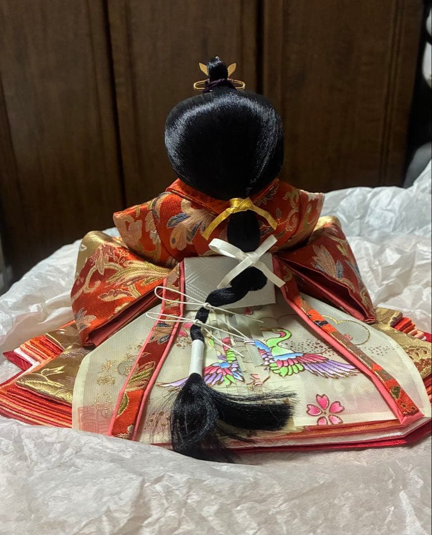 Hirofumi.i久月　雛人形セット 赤と金の衣装