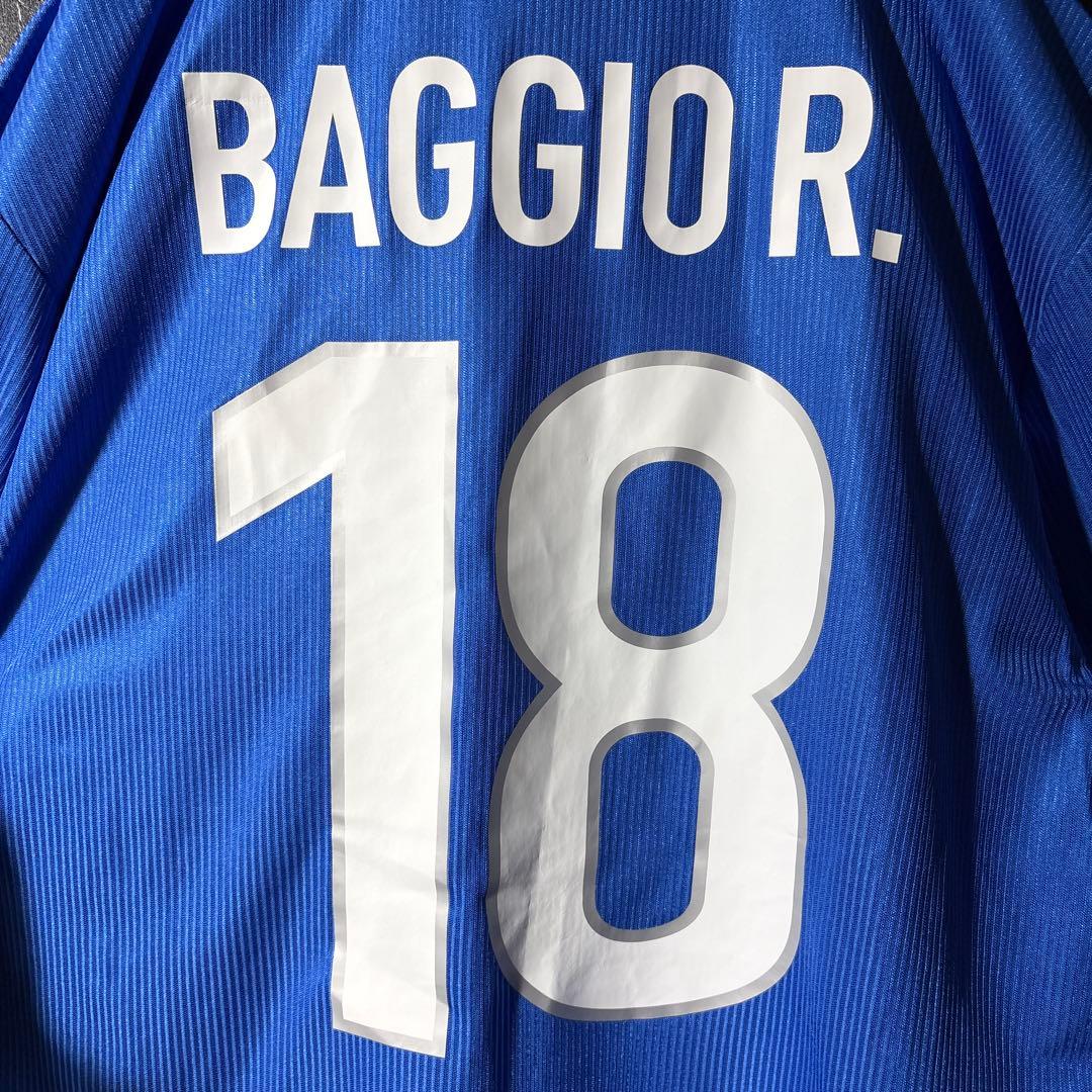 ☆ ロベルト・バッジョ】 NIKE イタリア代表 サッカー ユニフォーム XL