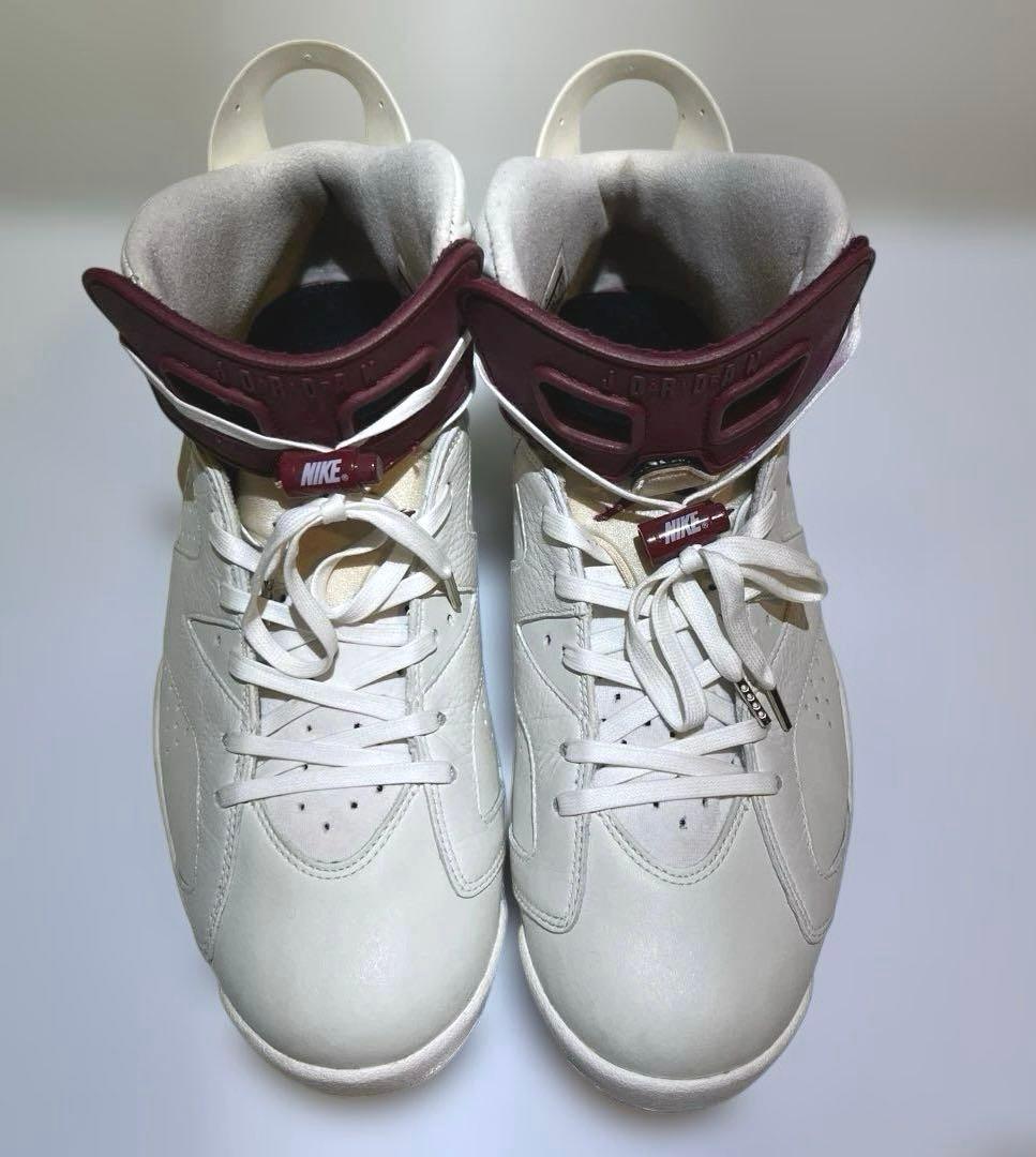 NIKE AIR JORDAN 6 レトロ ホワイト×マルーン 28.5cm