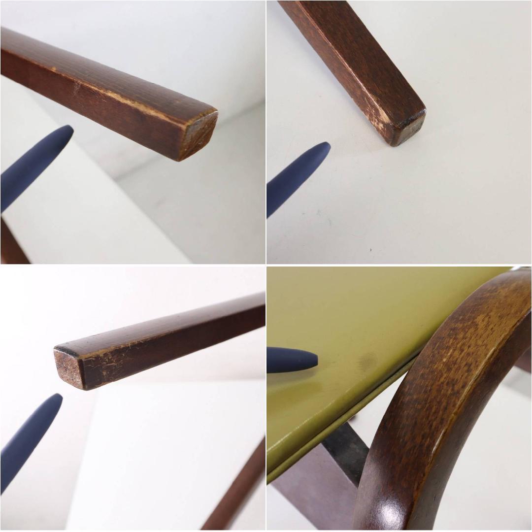 3脚まとめ買い2 秋田木工 IDC大塚 No.202 剣持勇 ライトグリーン