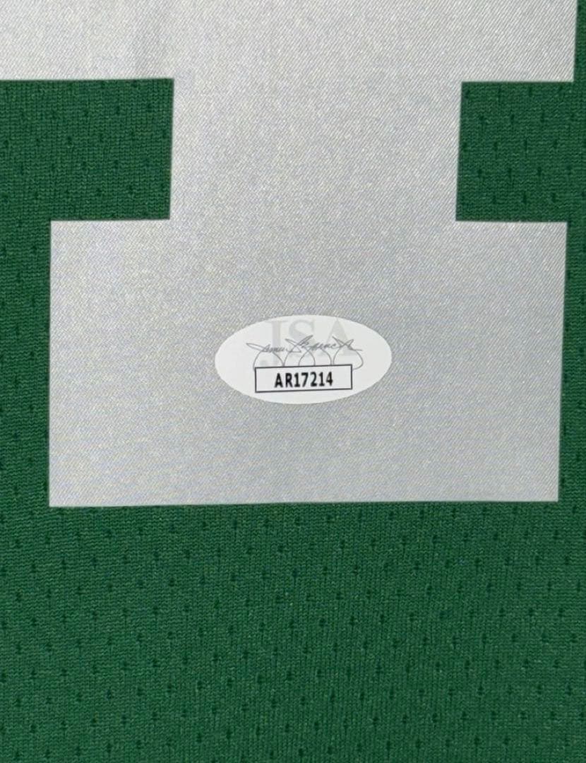 ドリュー・ホリデー 直筆サインユニフォームPSA証明「Bleed Green