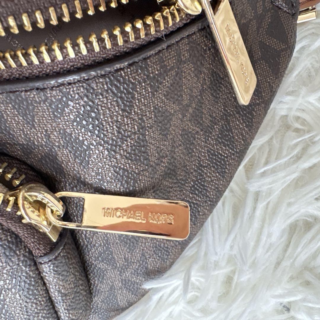 マイケルコース ウエストポーチ ブラウン系