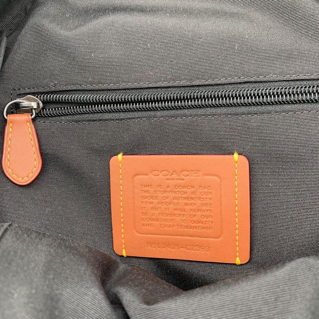 美品✨コーチ ボディバッグ イーサン パック シグネチャー 黒 ブラック