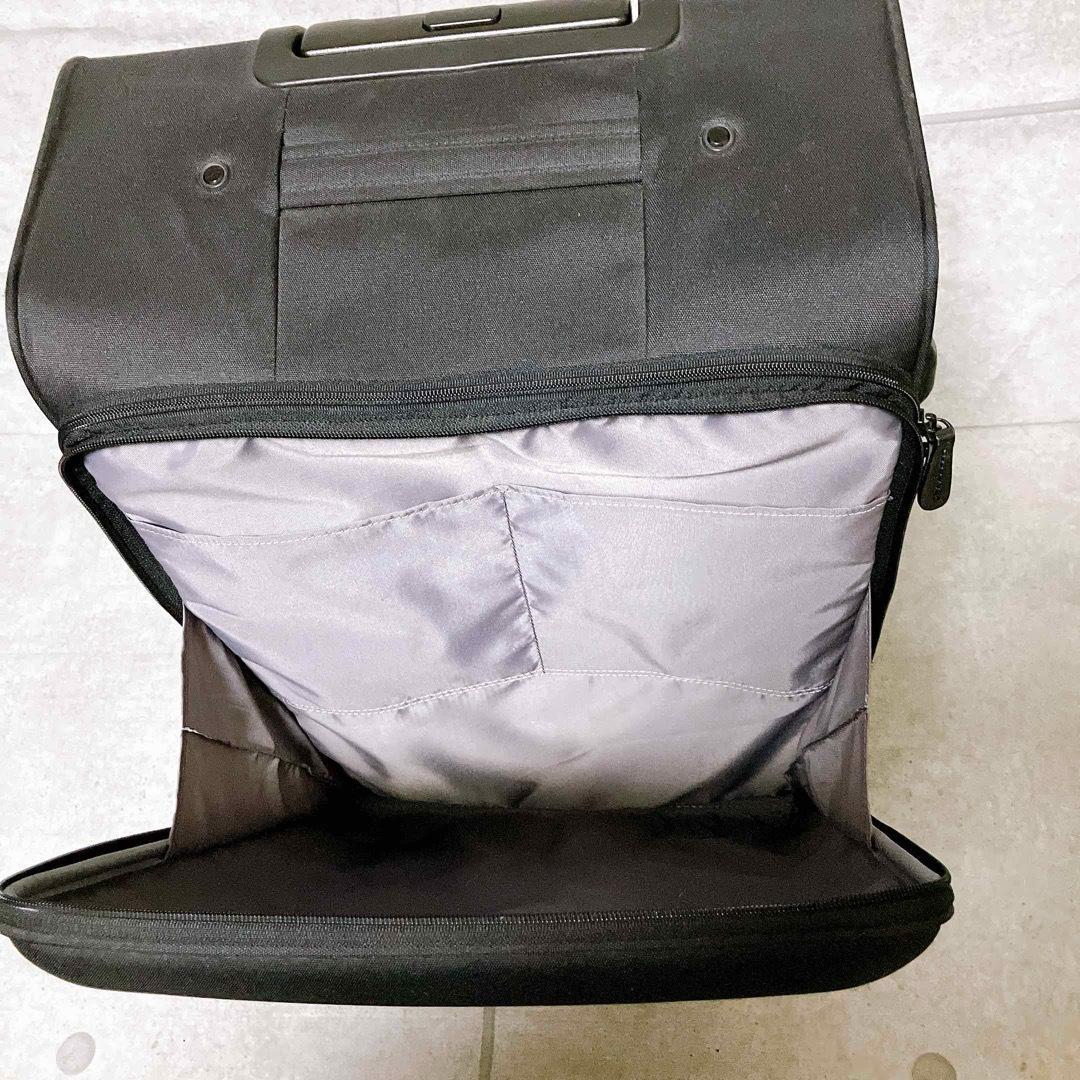 無印良品 ストッパー付き ソフトキャリーケース 63L ブラック スーツケース