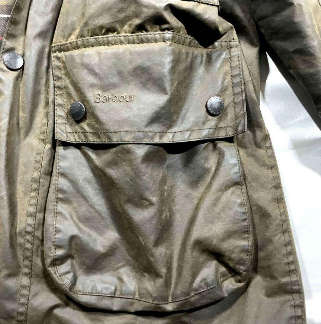 希少　BABOUR バブアー WAX PAKER 　イングランド製