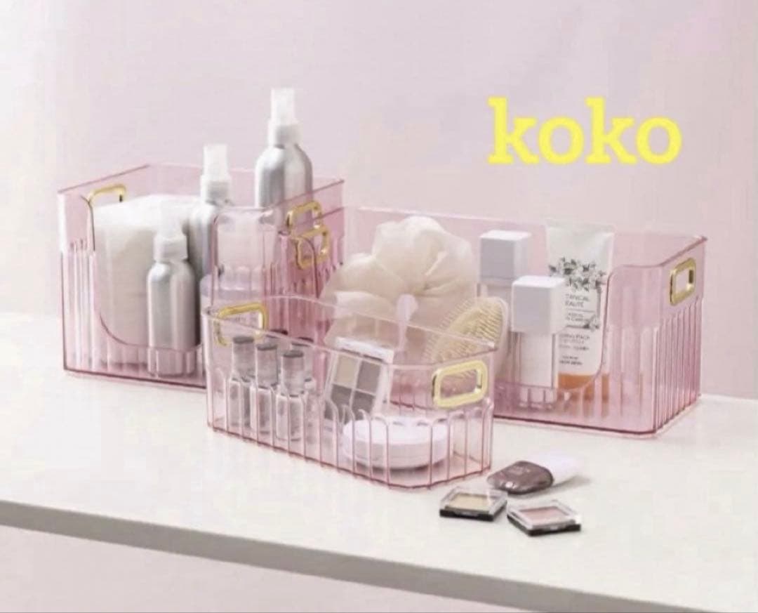 スリーピー 収納ケース ピンク 3個 新品 THREEPPY - メルカリ