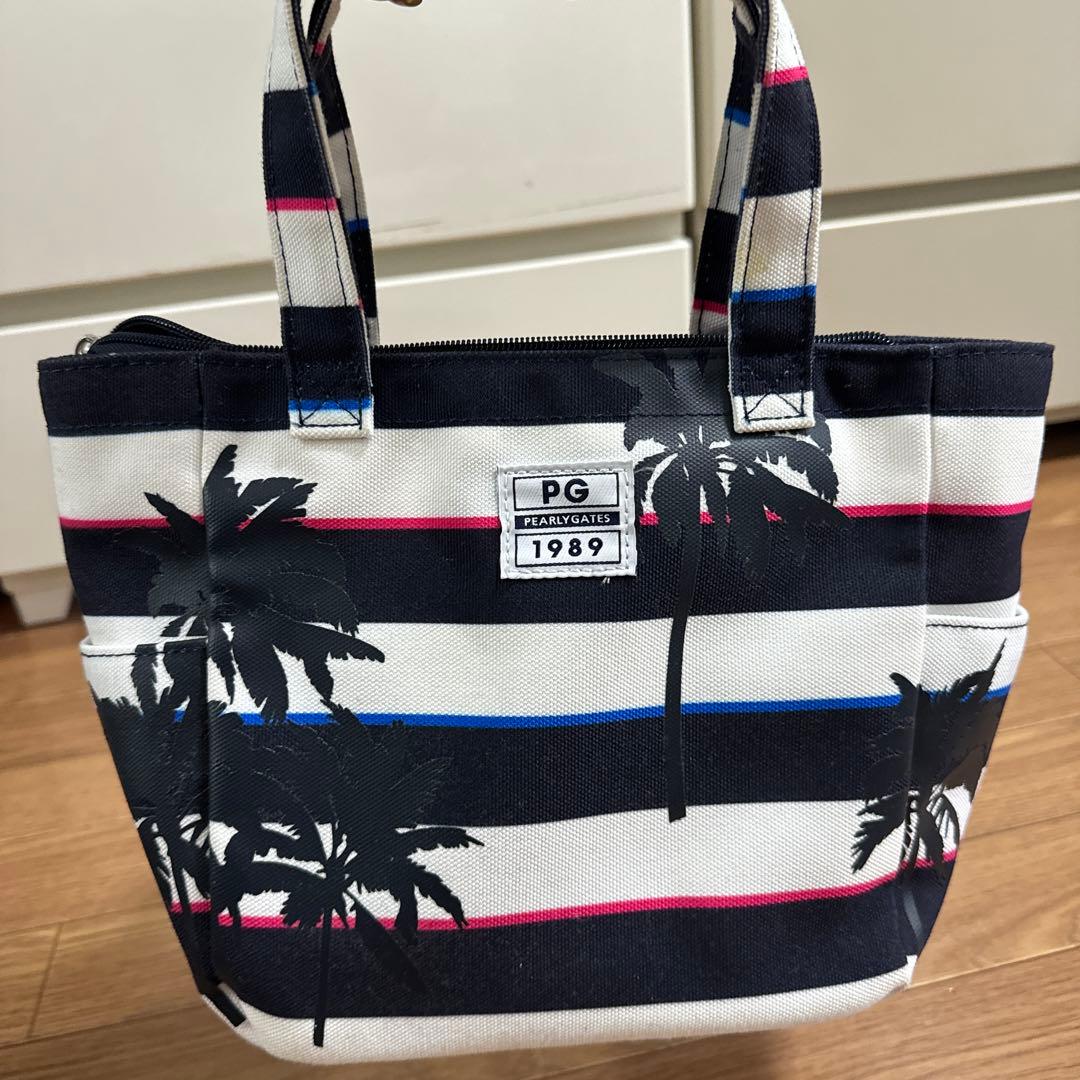 PEARL GATES ストライプ ゴルフバッグ