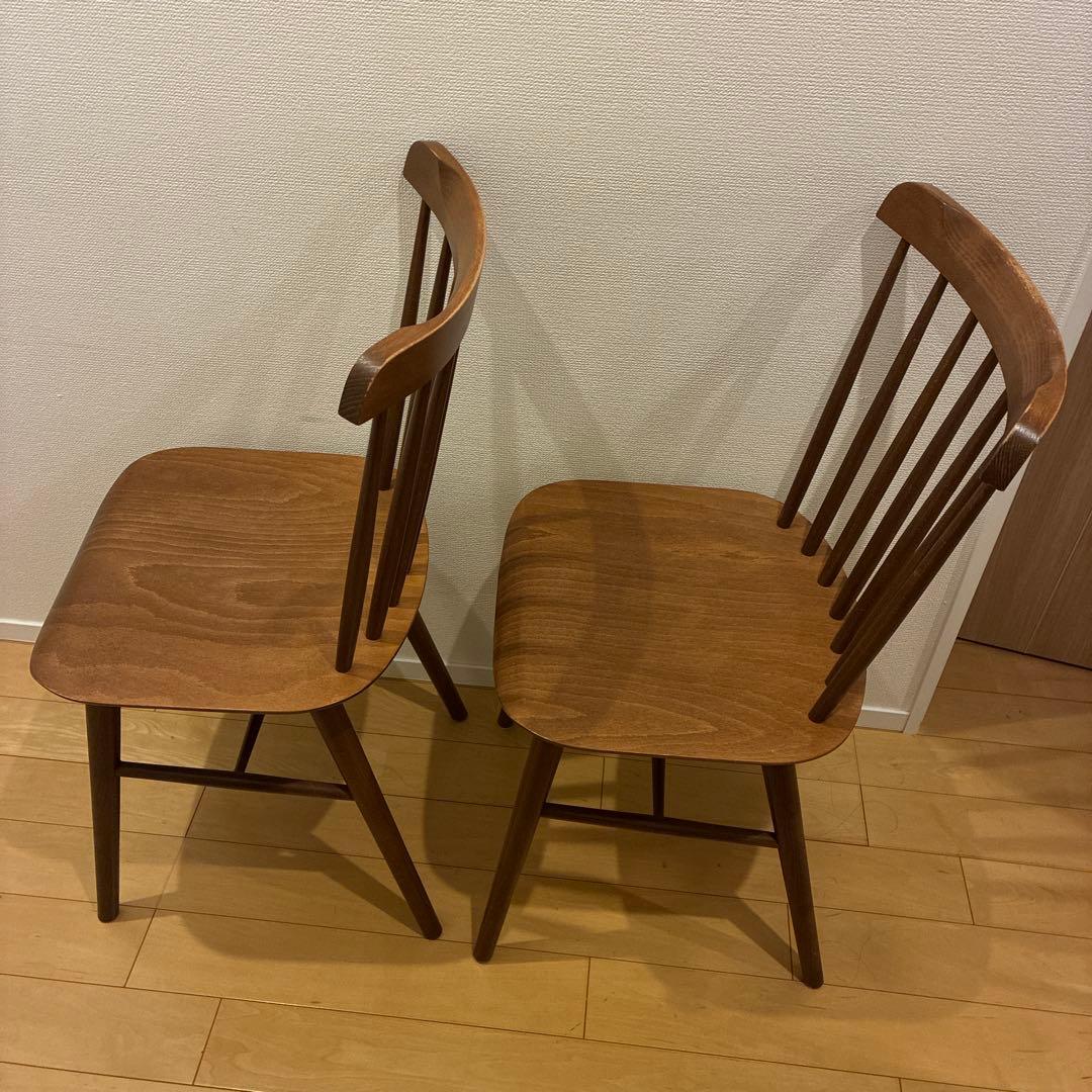 TON Ironica アイロニカ 2脚セット ウィンザーチェアダイニングチェア