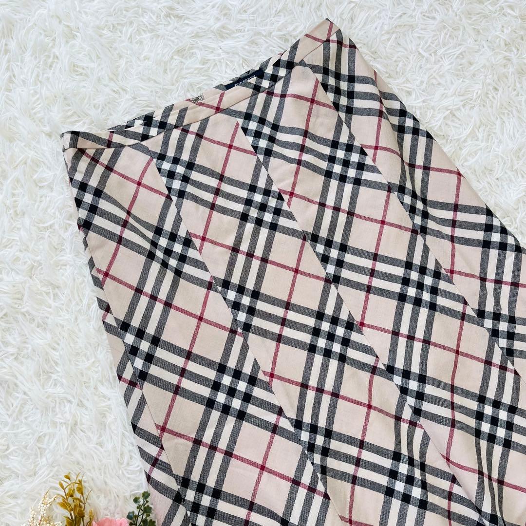 美品XL✨バーバリーロンドン ノバチェックフレアスカート メガチェック