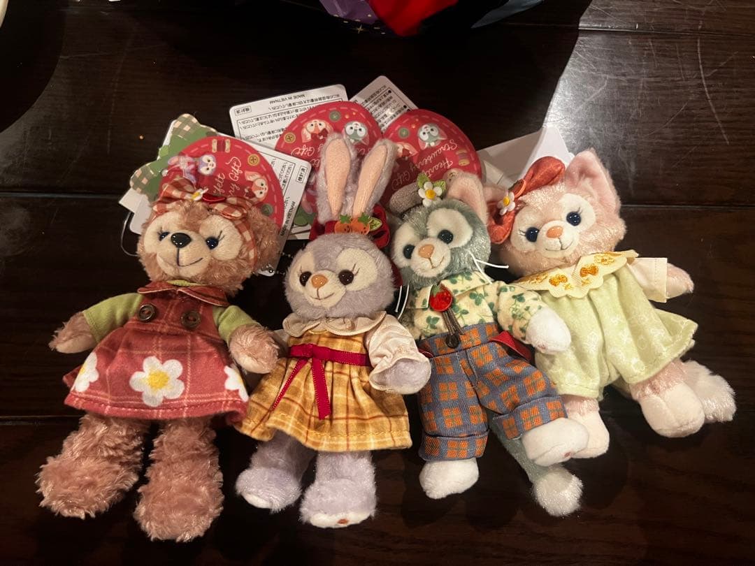 ハートフェルトストロベリーギフト ぬいぐるみバッジ 4種セット