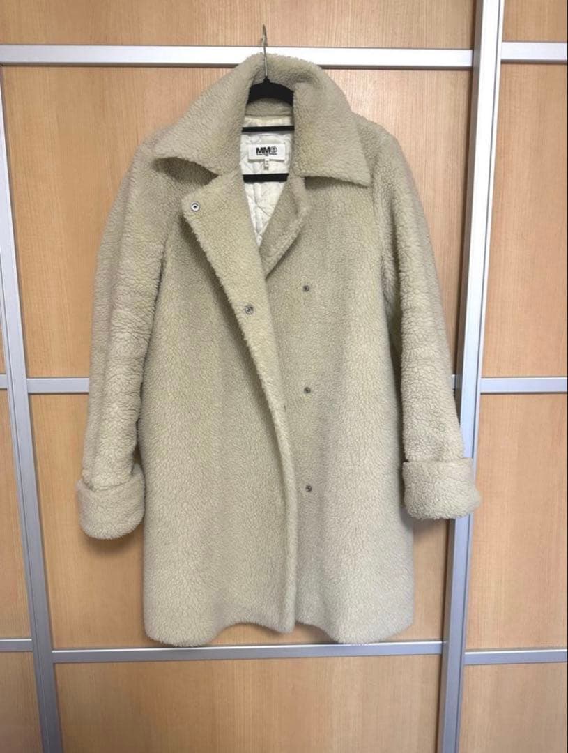 MM6 マルジェラ ボアコート ロングコート36 - メルカリ