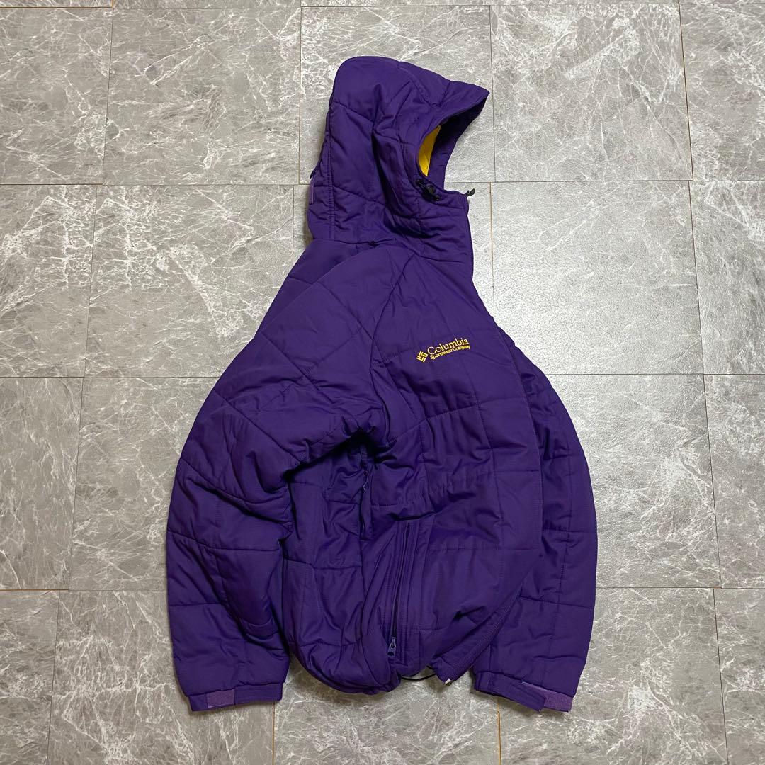 00s Columbia 短丈 hooded puffer jacket y2k - メルカリ