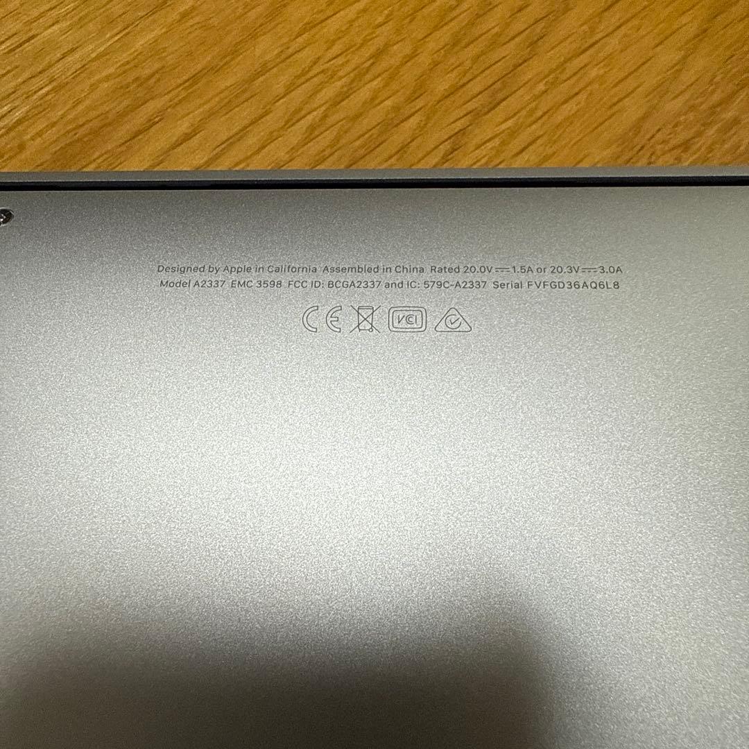 MacBook本体 Apple MacBookAir MGNA3J/A M1/8GB/512GB